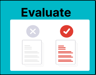 evaluate and select literature
